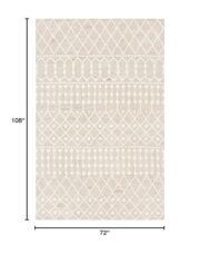 Handmade Wool Area Rug for Living Room and Bedroom - Image 3