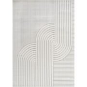 Modern Swirl High-Low Pile Area Rug for Living Room - Image 4