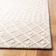 Handmade Wool Area Rug for Living Room and Bedroom - Image 5