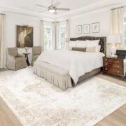 Vintage Medallion Area Rug for Living Room and Bedroom - Image 3