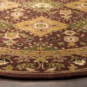 Handmade Wool Traditional Oriental Round Area Rug for Living Room - Image 4