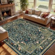 Persian-Style Vintage Area Rug for Living Room - Image 2